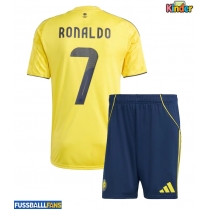 Al-Nassr Cristiano Ronaldo #7 Heimtrikotsatz Kinder 2025-26 Kurzarm (+ Kurze Hosen)